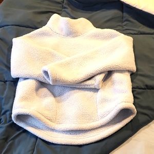 Women's All In Motion cowl neck sweatshirt, baby blue,  size medium